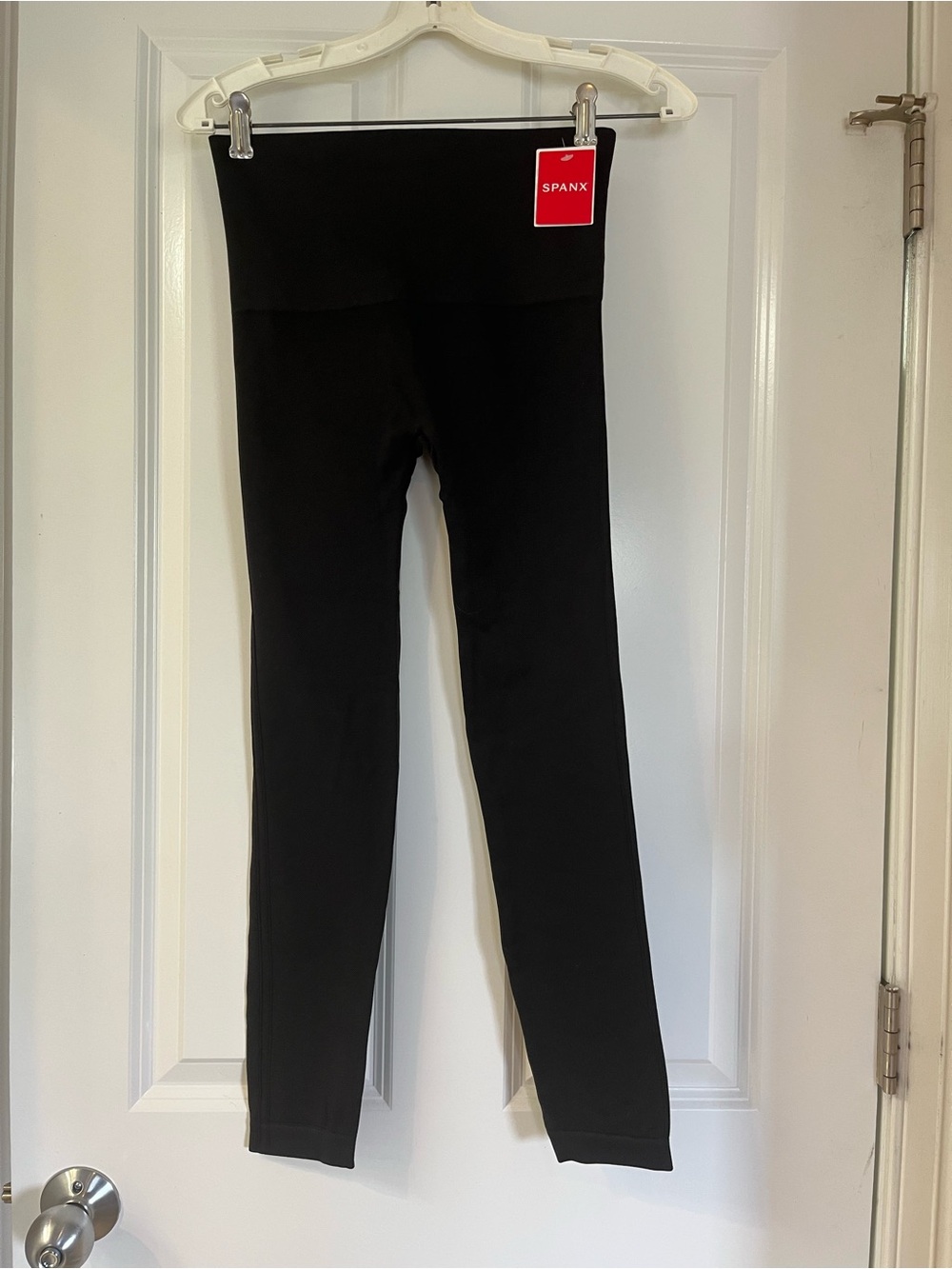 SPANX Black Shapewear leggings  with Red Tag